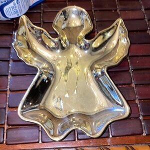 Studio Nova Christmas Shine Gold Large Angel Platter